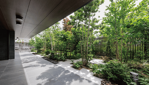 緑豊かな植栽計画